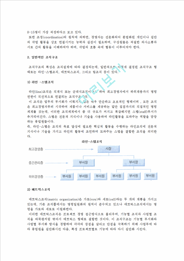 [기업조직과 조직화] 조직에 대한 이해와 조직구조.hwp